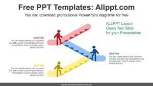 Stairs Climbing PowerPoint Diagram Template