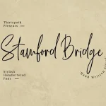Stamford Bridge Script Font