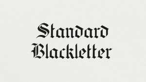 Standard Blackletter Font › Fontesk