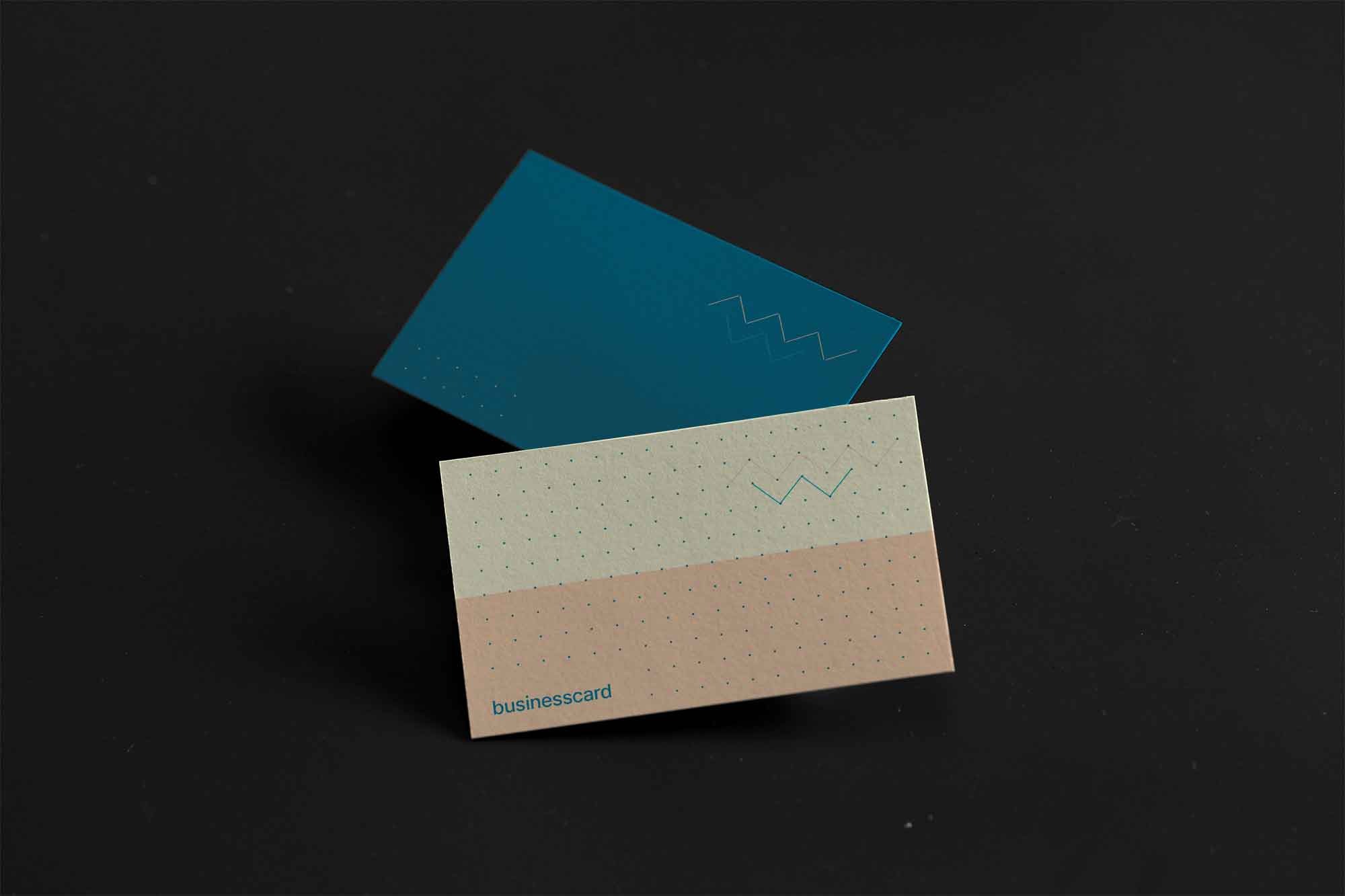 Standard Business Card Mockup