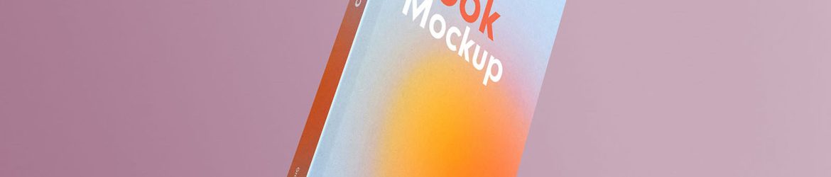 Standing Book Mockup Template