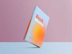 Standing Book Mockup Template