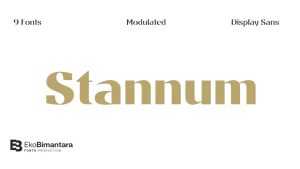 Stannum Font Family › Fontesk