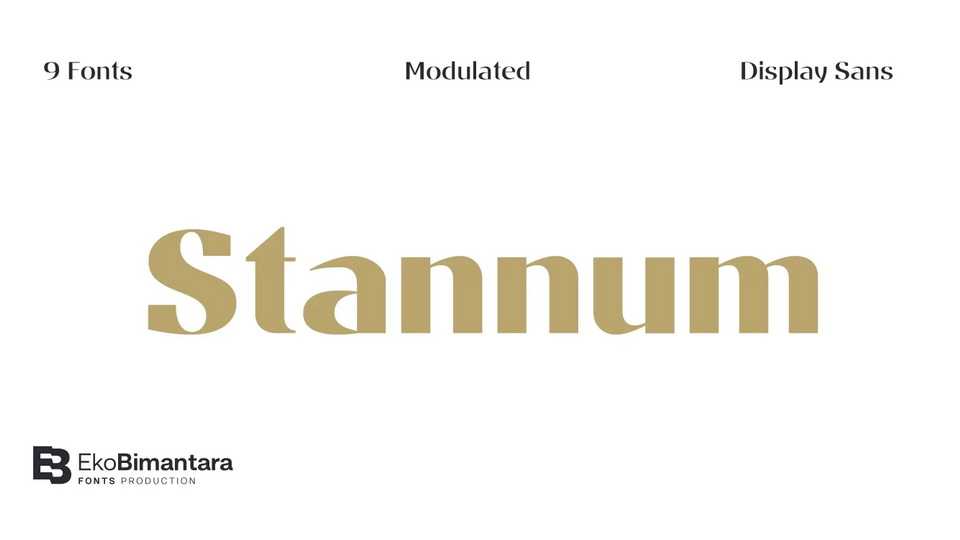 Stannum Font Family › Fontesk