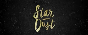 Star Dust Brush Font