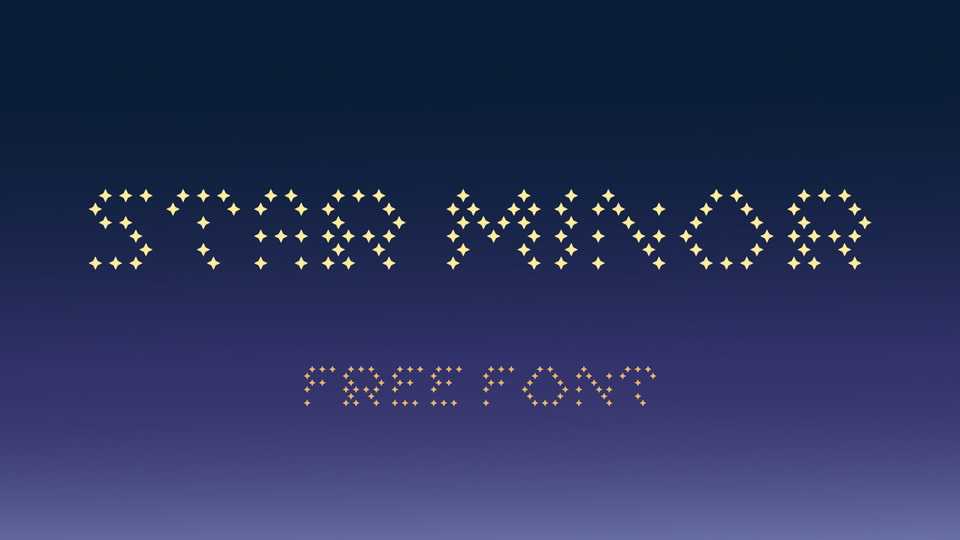 Star Minor Font › Fontesk
