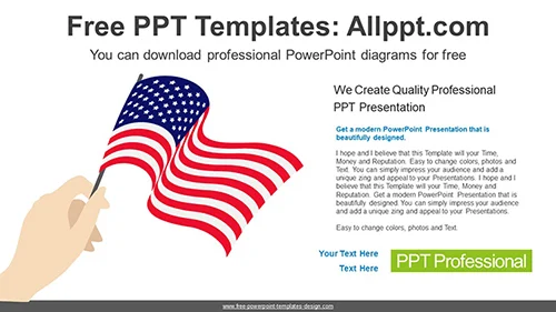 Star-Spangled Banner PowerPoint Diagram