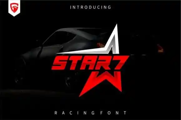 Star7 Display Font