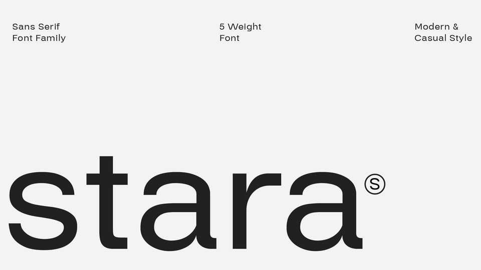 Stara Font Family › Fontesk