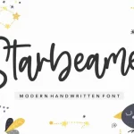 Starbeamer Modern Handwritten font
