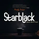 Starblack Sans Serif Font