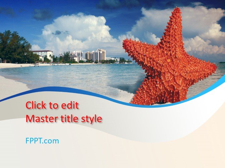 Starfish PowerPoint Template