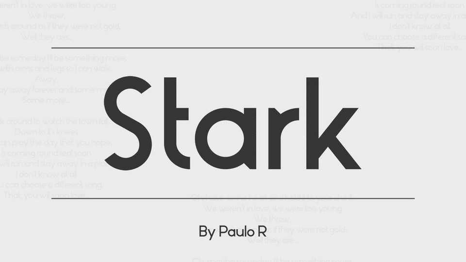 Stark Font › Fontesk