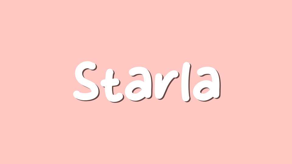 Starla Font › Fontesk
