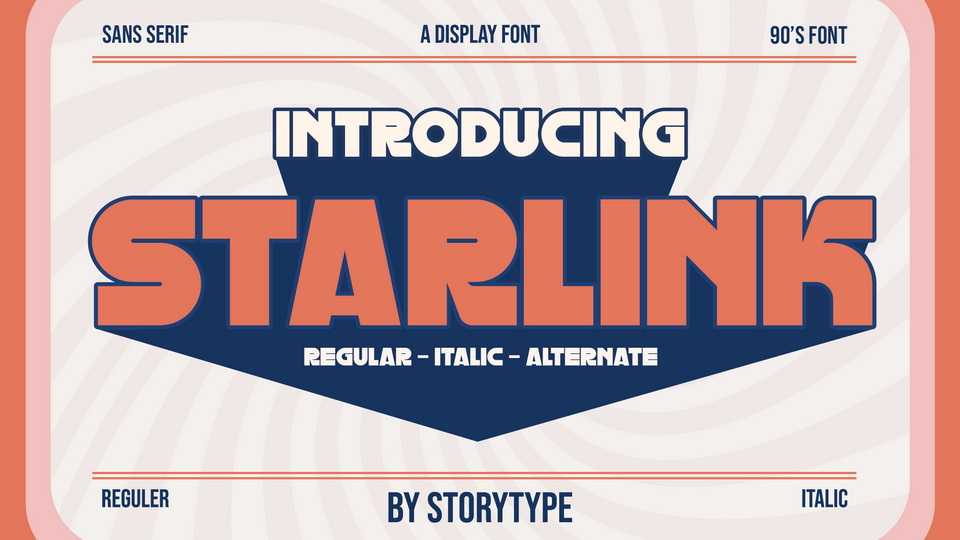 Starlink Font › Fontesk