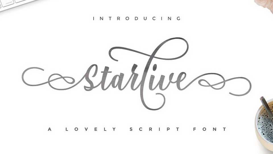 Starlive Script Font › Fontesk
