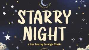 Starry Night Font › Fontesk