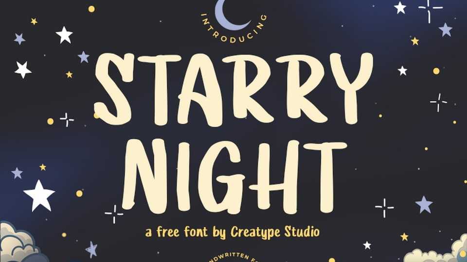 Starry Night Font › Fontesk