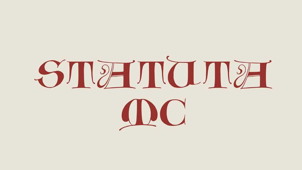 StatutaMC Font › Fontesk