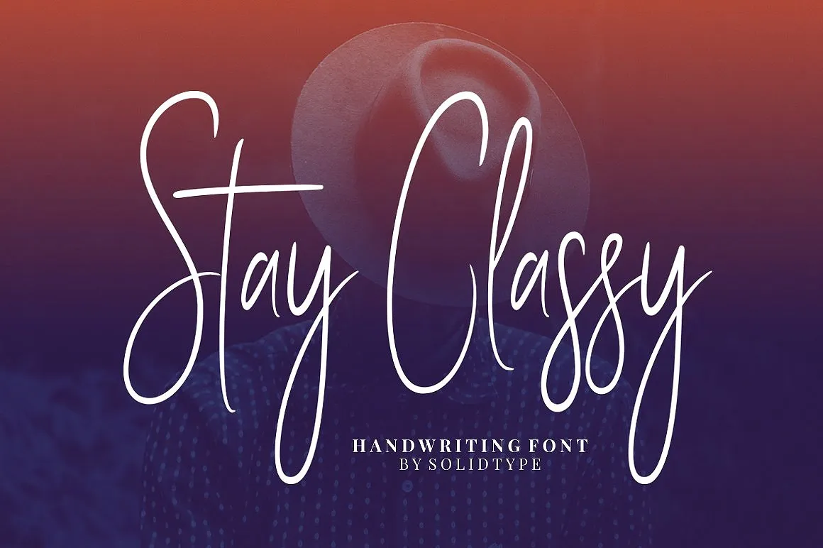 Stay Classy Script Font