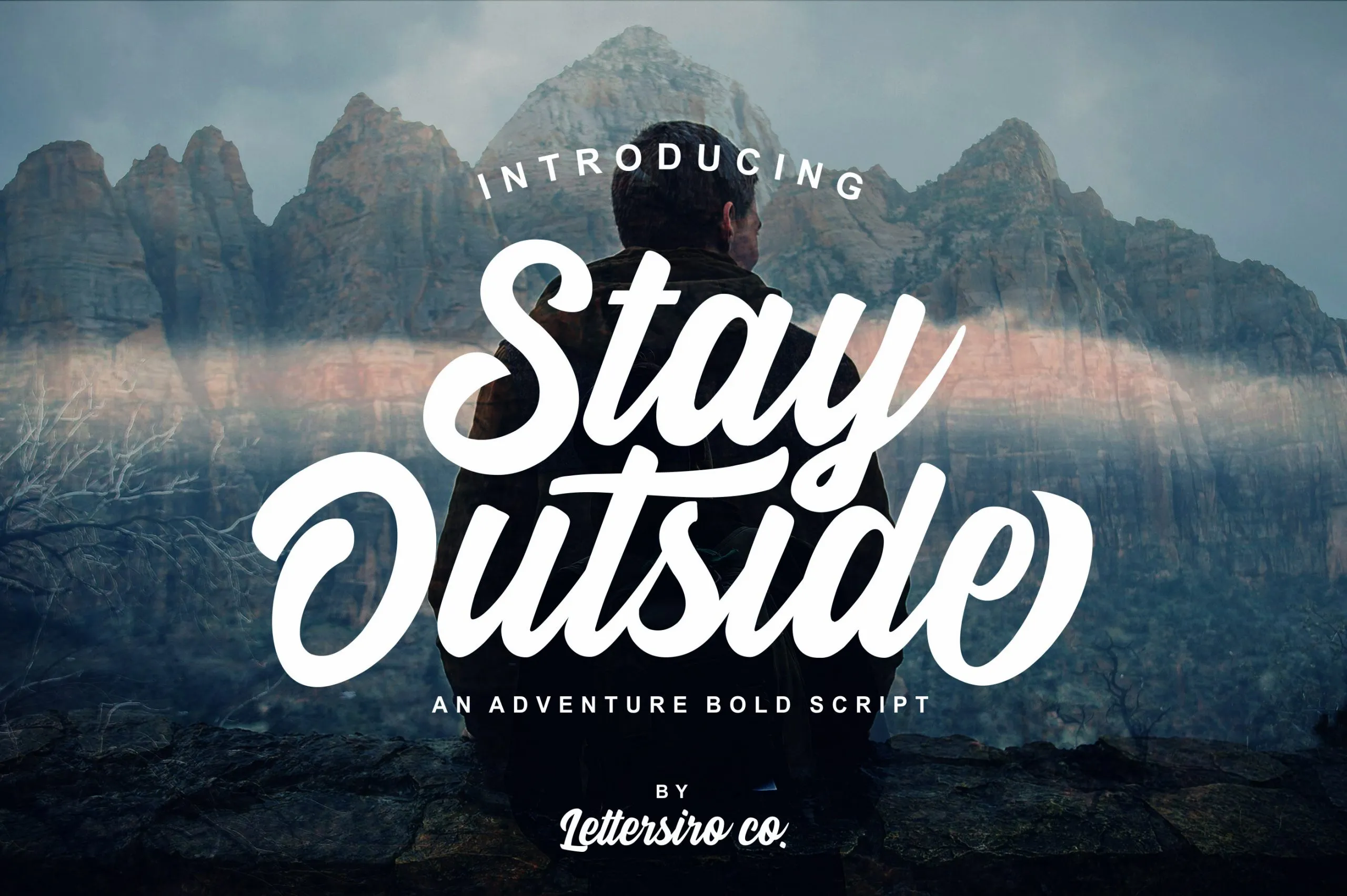 Stay Outside Script Font