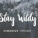 Stay Wildy Script Font - Fonte Grátis Stay Wildy Script Font