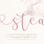 Stea Calligraphy Font