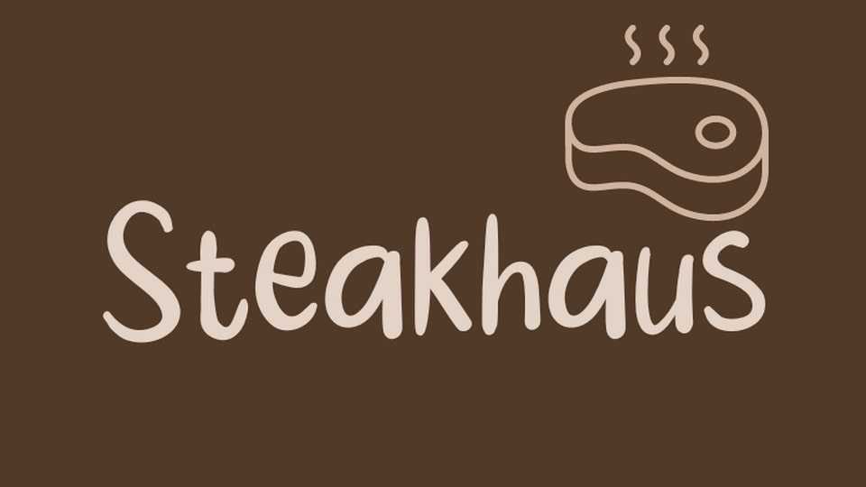 Steakhouse Font › Fontesk