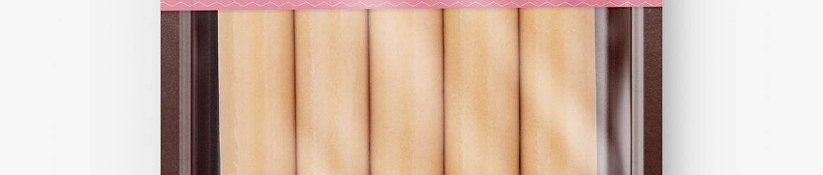 Steam sausage tray mockup