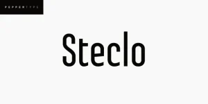 Steclo Sans Serif Font