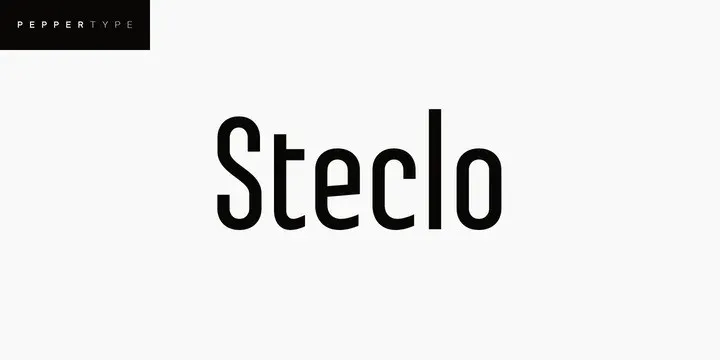 Steclo Sans Serif Font