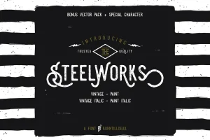Steelworks Font