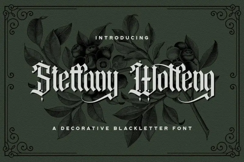 Steffany Wolfeng Display Font
