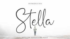 Stella Signature Font › Fontesk