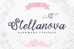 Stellanova Script Font Demo