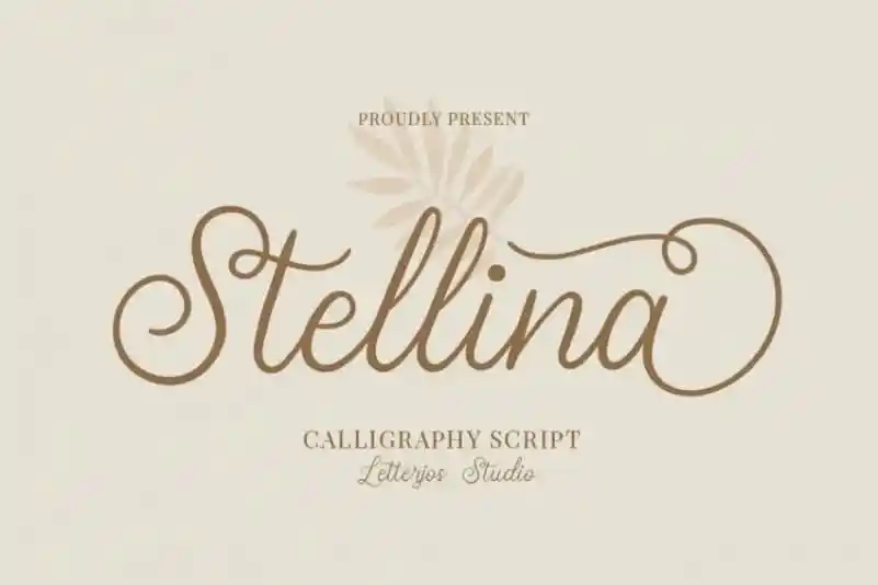 Stellina Calligraphy Font