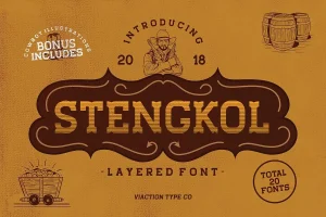 Stengkol Font Family