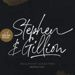 Stephen Gillion Script Font