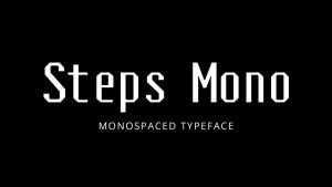 Steps Mono Font Family › Fontesk