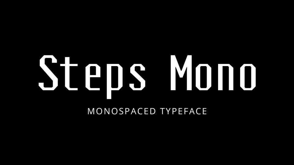 Steps Mono Font Family › Fontesk