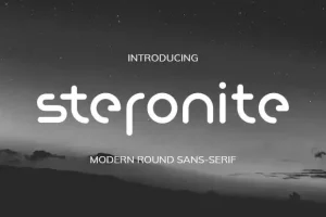 Steronite Sans Serif Font