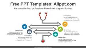Stethoscope Arrow PowerPoint Diagram