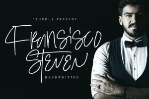 Steven Fransisco Handwritten Font
