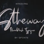 Stheway Brush Font