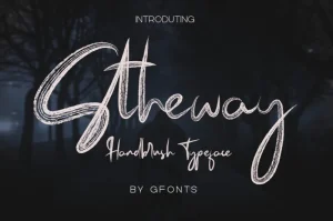 Stheway Brush Font
