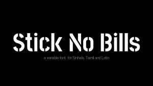 Stick No Bills Font Family › Fontesk