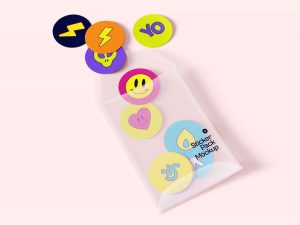 Sticker Pack Mockup (PSD)