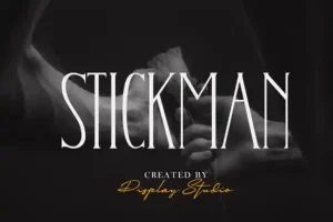 Stickman Display Font