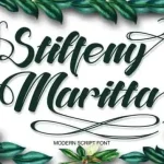 Stiffeny Maritta Calligraphy Font