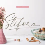 Stifora Script Font - Fonte Grátis Stifora Script Font